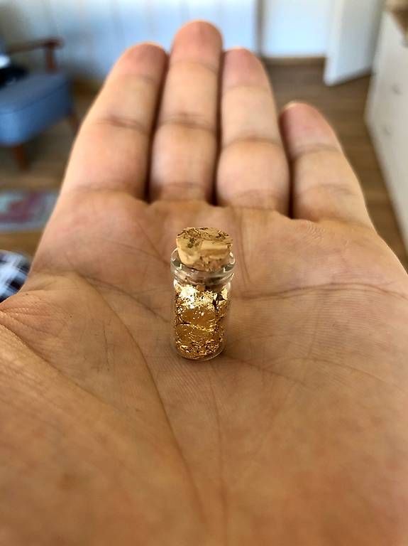 Apparecchiature e tecnologia a gas: Gold in Glasflasche – Usato da Winterthur venduto da Membran95 2