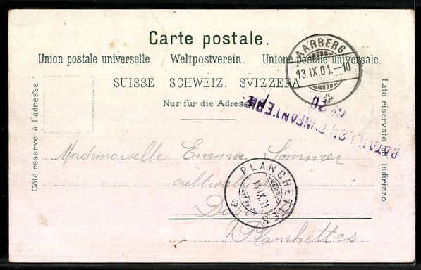 Cartes postales: AK Aarberg, Marktplatz mit Brunnen – D'occasion à Berlin par bartko-reher 1