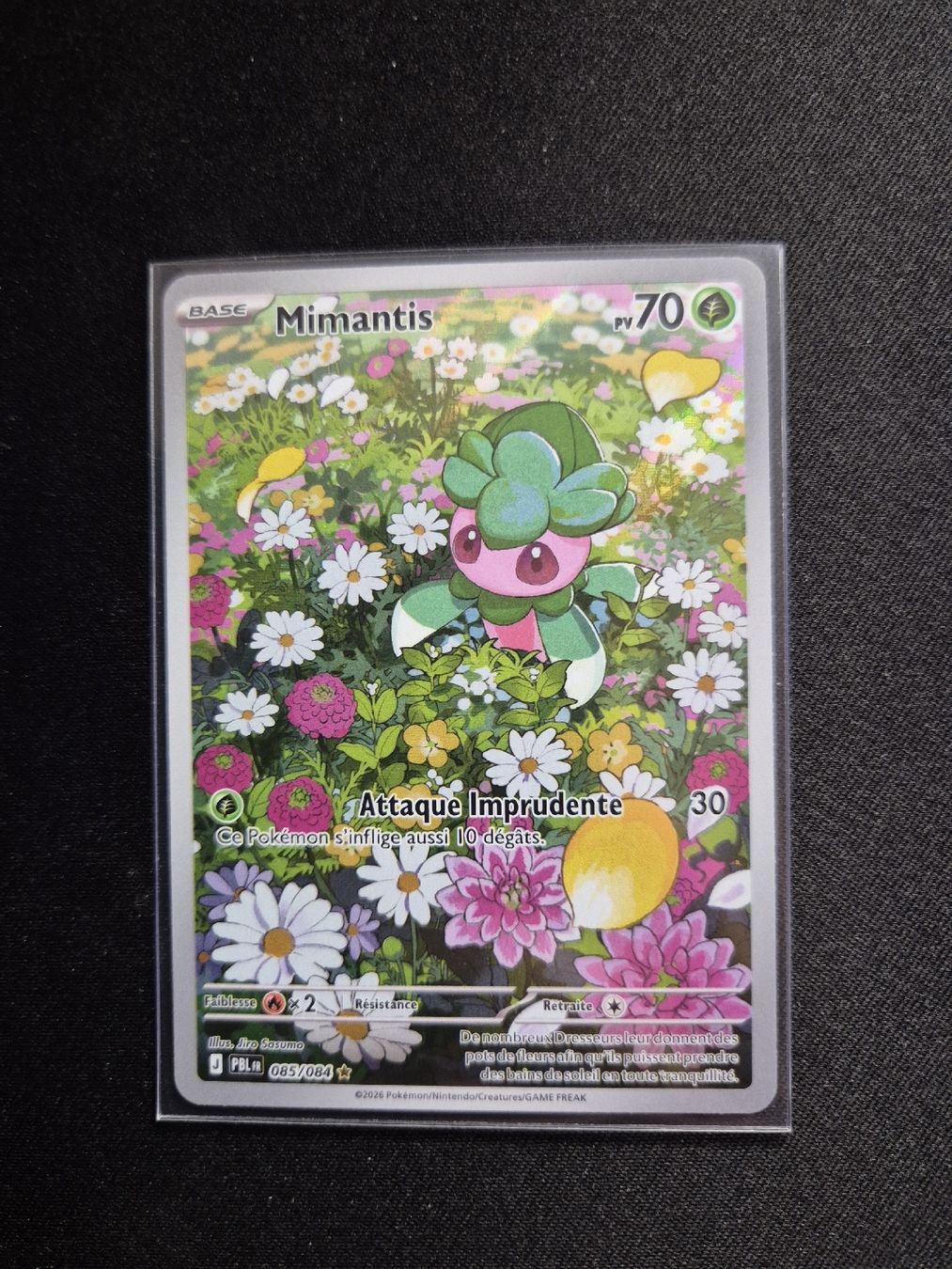 Pokémon Sammelbilder & Trading cards: Pokémon Mimantis 085/084 FR Illustration Rare – Neu (gemäss Beschreibung) aus Couvet von tho_9pnx