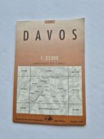 Landeskarte Schweiz 1:25000 Davos 1197 Ausgabe 1999