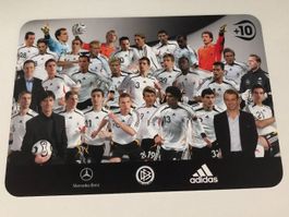 Mannschaftskarte Deutschland DFB – Selten