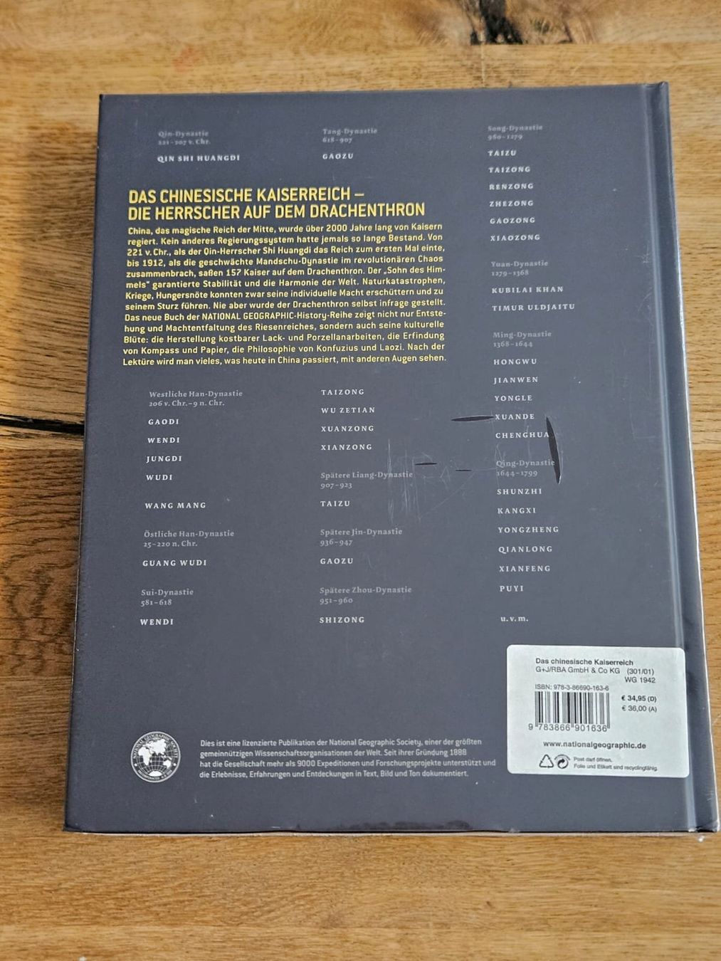 Libri: Geschichtsbuch: Chinesisches Kaiserreich - Jonathan Fenby – Nuovo e nell'imballaggio originale da Birr venduto da DisDas 1