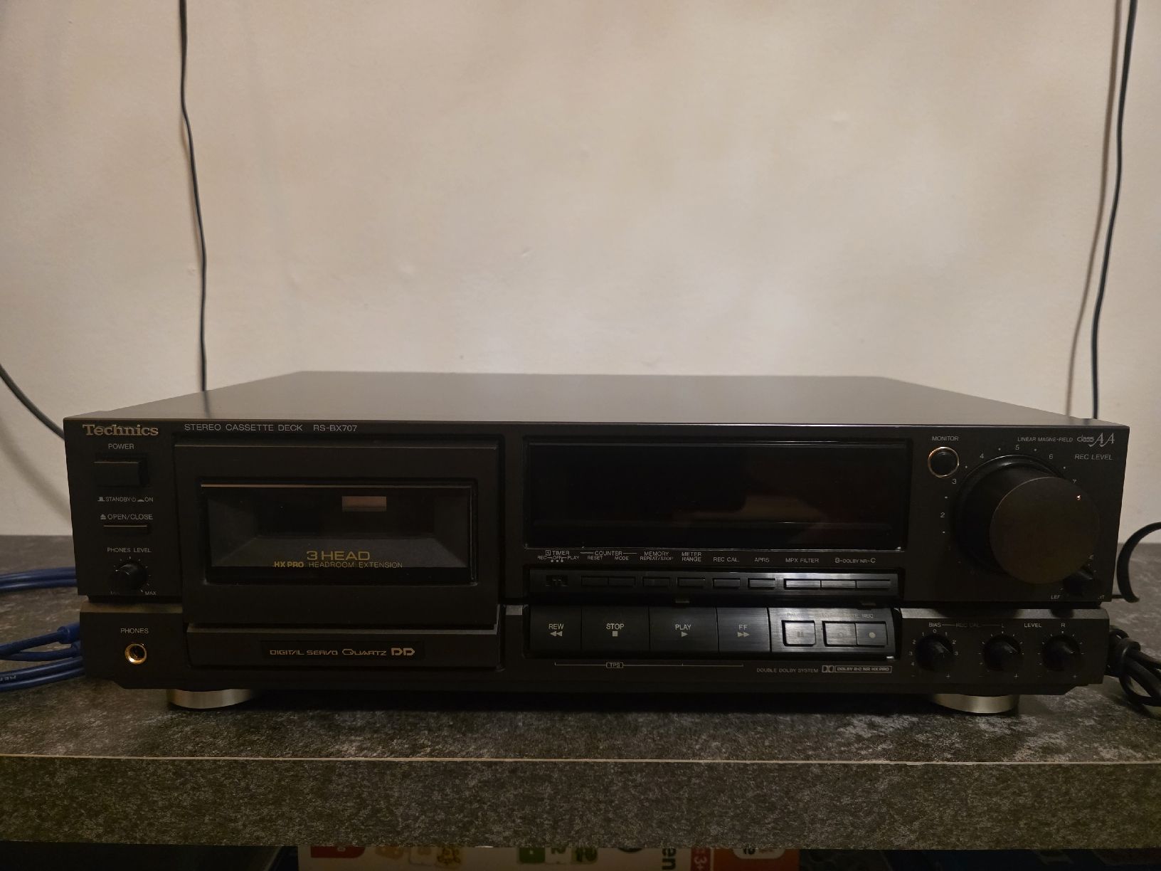 Musicassette: Technics RS-BX707 3-Head Cassette Deck Direct Drive – Usato da Root venduto da dam_k55b