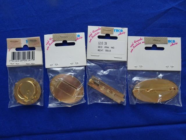 Kit bricolage: Basteln. NEU Broschen, Krawattenhalter. – Nuovo e nell'imballaggio originale da Berikon venduto da Ponderoso 3