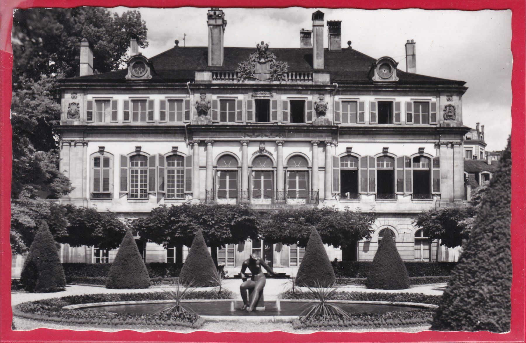Ansichtskarten: NEUCHATEL, PALAIS DU PEYROU. 24.6.1960 – Gebraucht aus Oberrieden von Gebirgsstelze