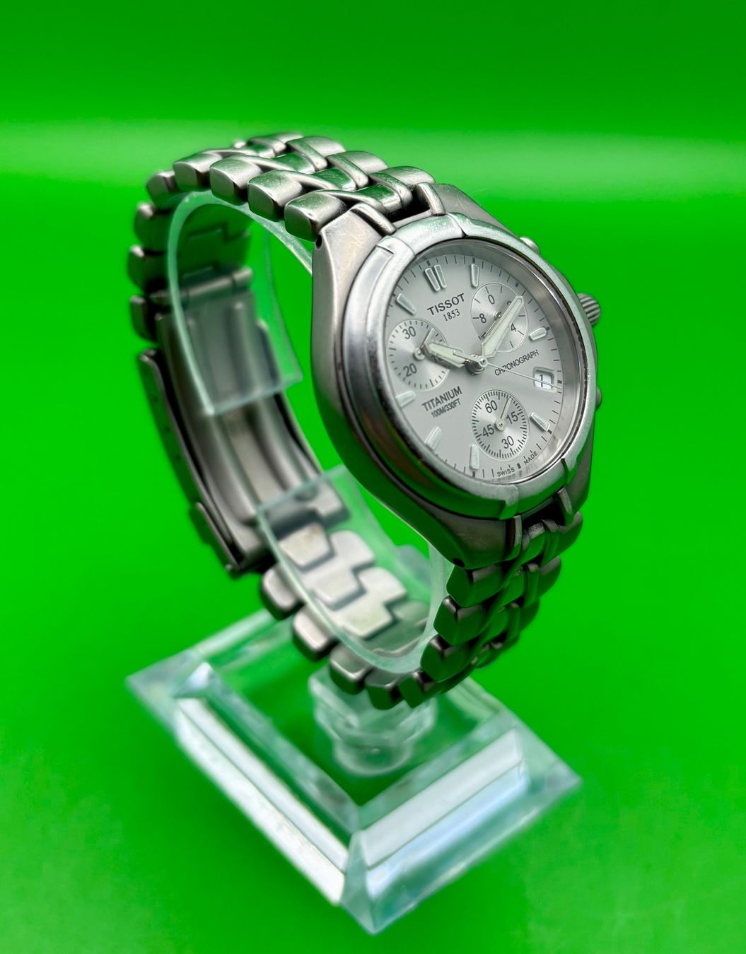 Tissot Orologi: TISSOT 1853 CHRONOGRAPHEN TITANIUM 100M/330FT – Usato da Rorschach venduto da ZeitWerk.10 4