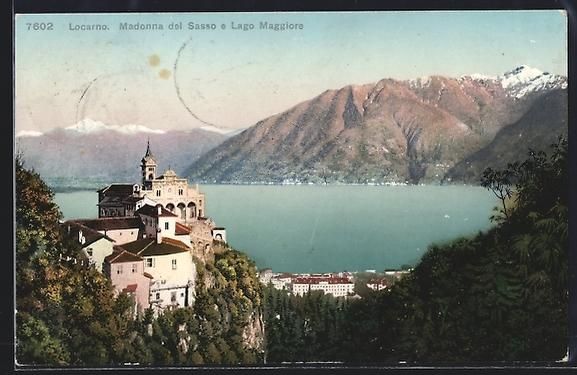Ansichtskarten: Locarno, Madonna del Sasso e Lago Maggio – Gebraucht aus Berlin von bartko-reher