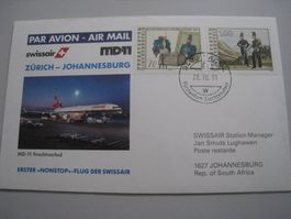 Swissair  Zürich -Johannesburg  1991