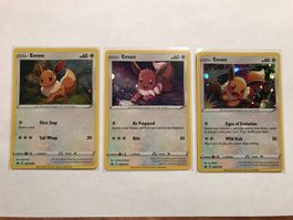 Eevee holo Set EN