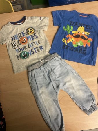 Migros Sommer Set, 2T-Shirt & Jeans Gr.86,Top
