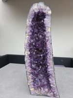 Grosse Amethyst Druse violett Dekoration guter Zustand