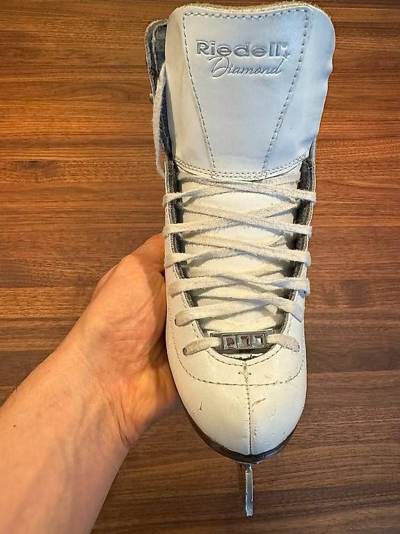 Pattini da ghiaccio: Riedell Diamond Schlittschuhe Grösse YTH 13,5 – Usato da Zürich venduto da thrice2006 3