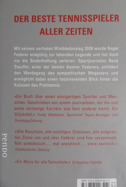 Das Tennisgenie Die Roger Federer Story (Gebraucht) in Auenstein für