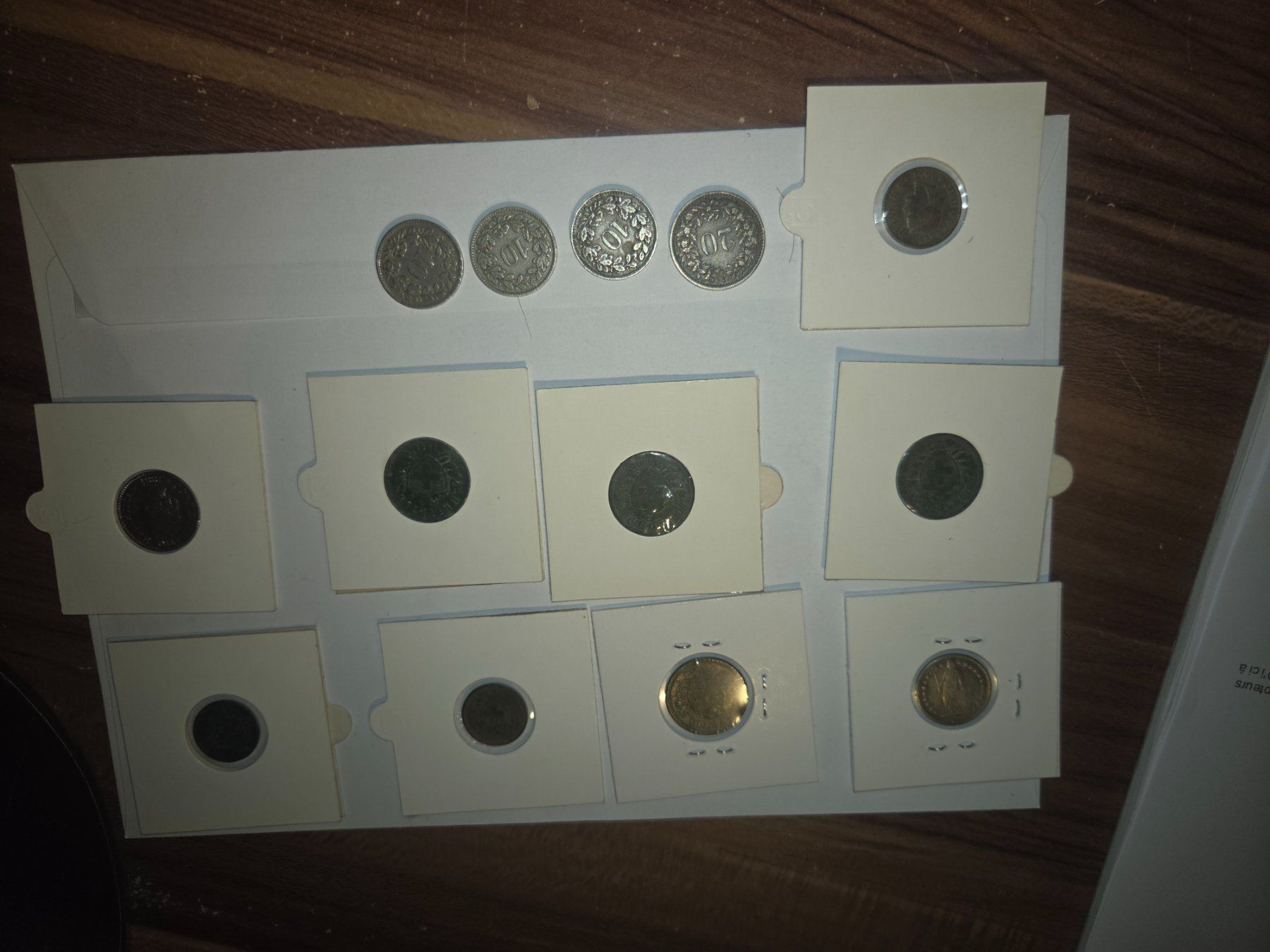 Alle Münzen: Lot monnaies suisse – Gebraucht aus Conthey von greenday85 9