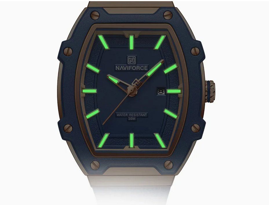 Uhren: Sportilini Quarzuhr aus blauem Silikon - Montre bleu – Neu und originalverpackt aus Lausanne von WATCH-WORLD 3