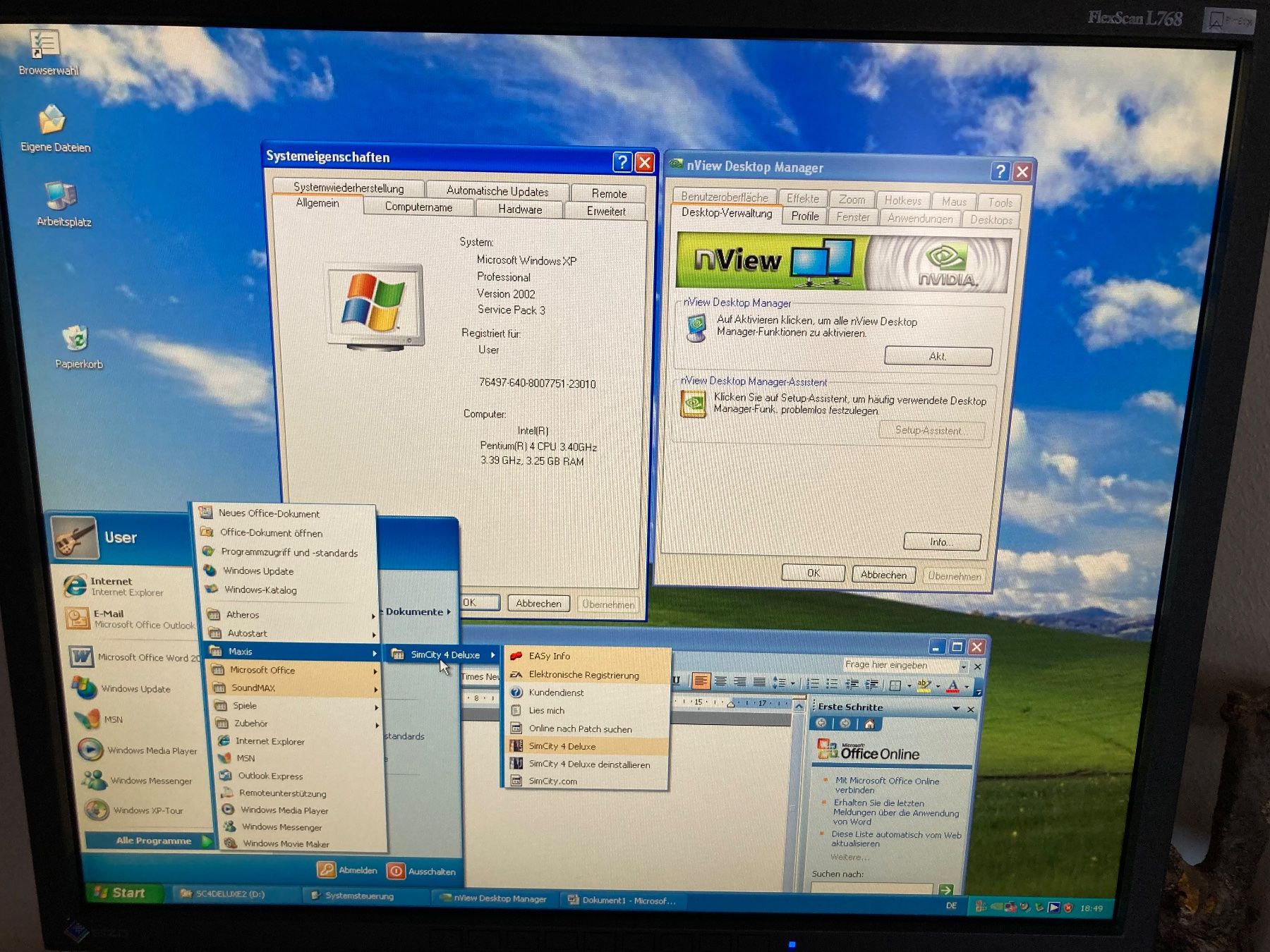 Hewlett Packard PCs: HP Compaq dc7100 | Win XP PRO | 3GB RAM | Geforce GT720 | P4 – Gebraucht aus Wichtrach von Queensparkunite 5