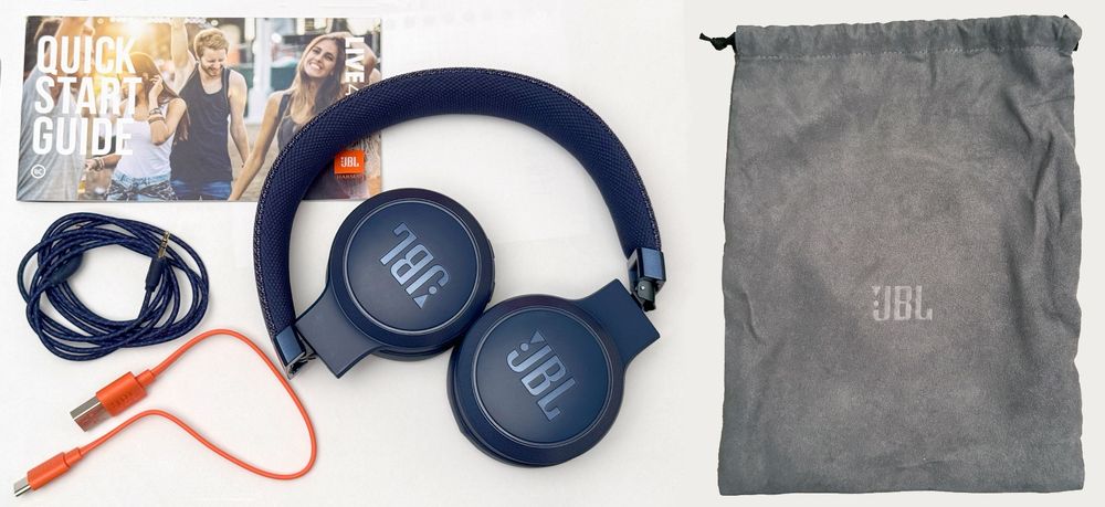 JBL LIVE 460NC On-Ear wireless bluetooth Kopfhörer mit Acc. 1
