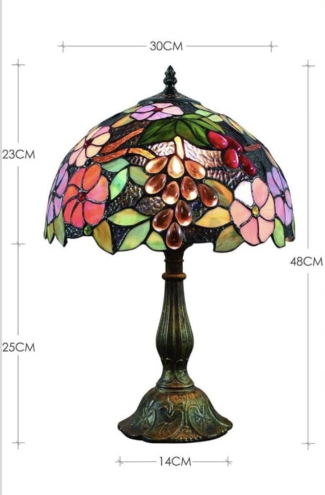 Lampen: Tischleuchte im Tiffany Stil – Neu (gemäss Beschreibung) aus Eglisau von Dl-Dsgnn 1
