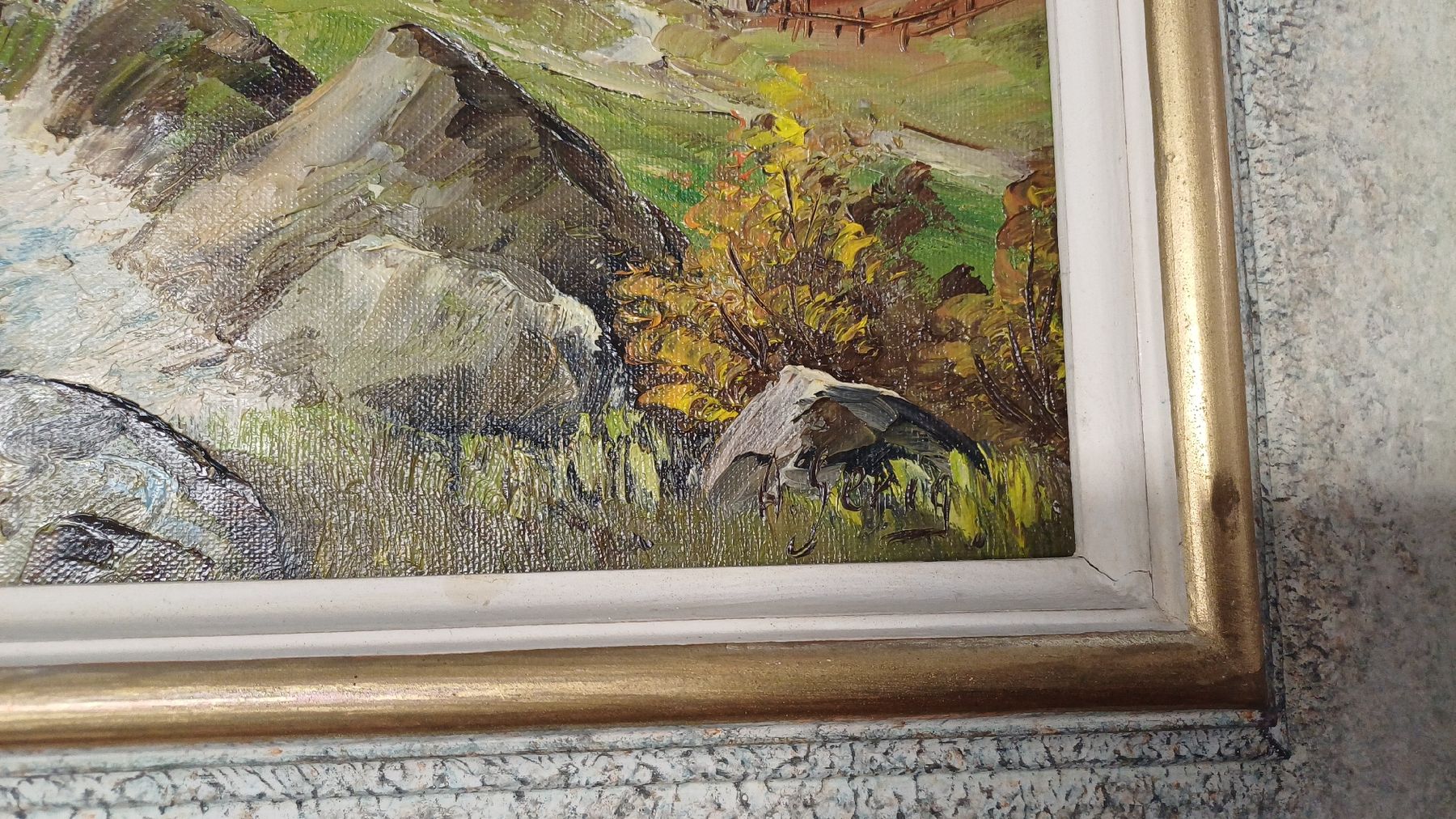 Dipinti: Schönes Oelbild Alois Gerig – Usato da Flawil venduto da Naphtali 6