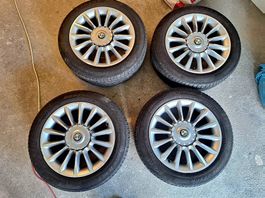 4x Original Alfa Romeo MiTo Felgen & Sommerreifen 195/55 R16