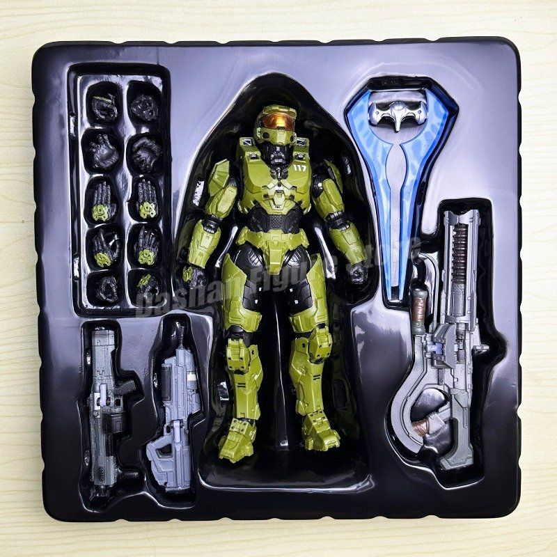 Statuette: Neu Halo Infinite Master Chief Action Figure Re-Edit – Nuovo (secondo la descrizione) da Glattbrugg venduto da har_jgc7 1