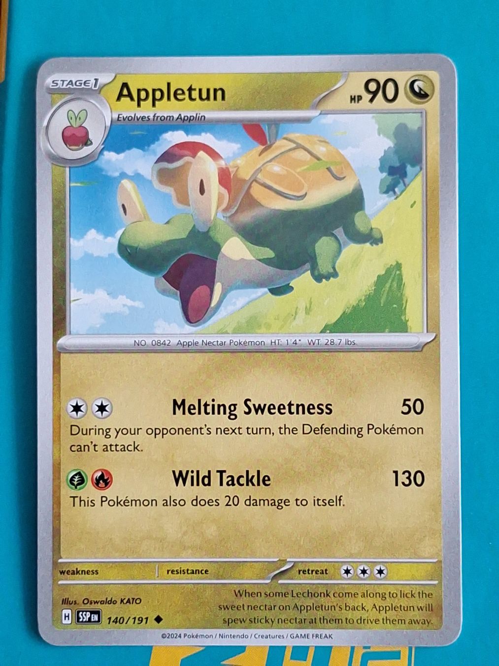 Pokémon Carte collezionabili: Appletun - Pokemon Surging Sparks – Usato da Altstätten SG venduto da GGsGameshop