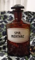 *ANTIKE*rare Apotheker Flasche,Pfefferminz