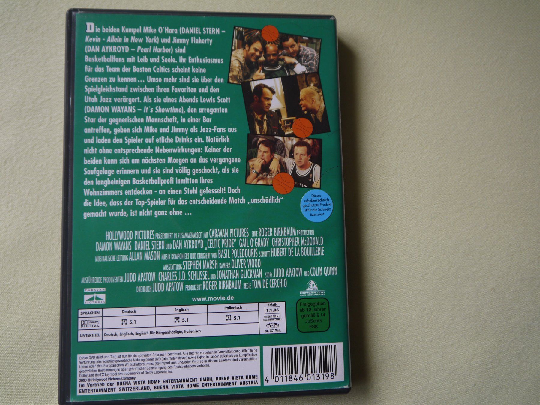 Tutti i DVDs: DAS GROSSE BASKETBALL- KIDNAPPING- Dan Aykroyd -selten – Usato da Hagendorn venduto da Blaf 1