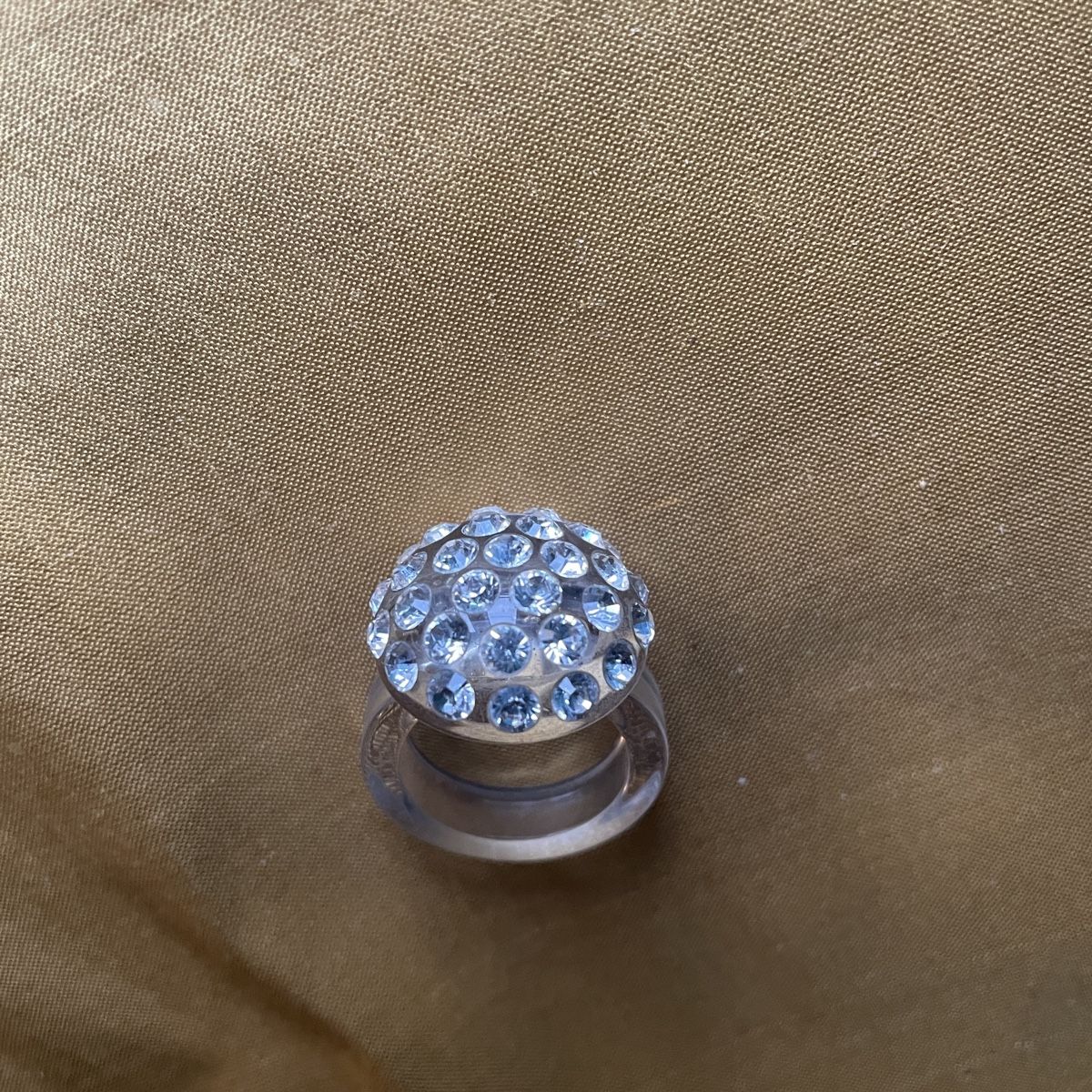 Anelli: Vintage 1990s ring with strass stones transparent – Nuovo (secondo la descrizione) da Zürich venduto da MISSYS-WONDERBAG