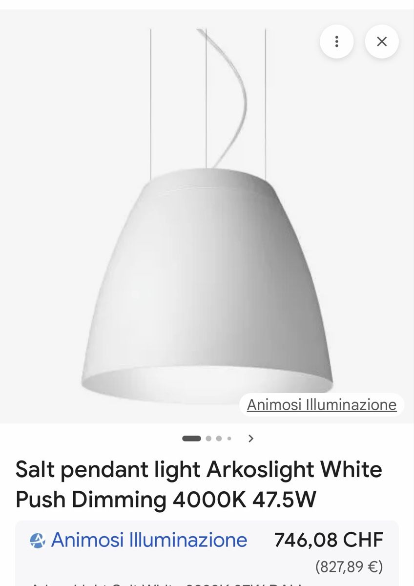 Lampade: Salt pendant light Arkoslight Blau – Usato da Zürich venduto da favdiu11 4
