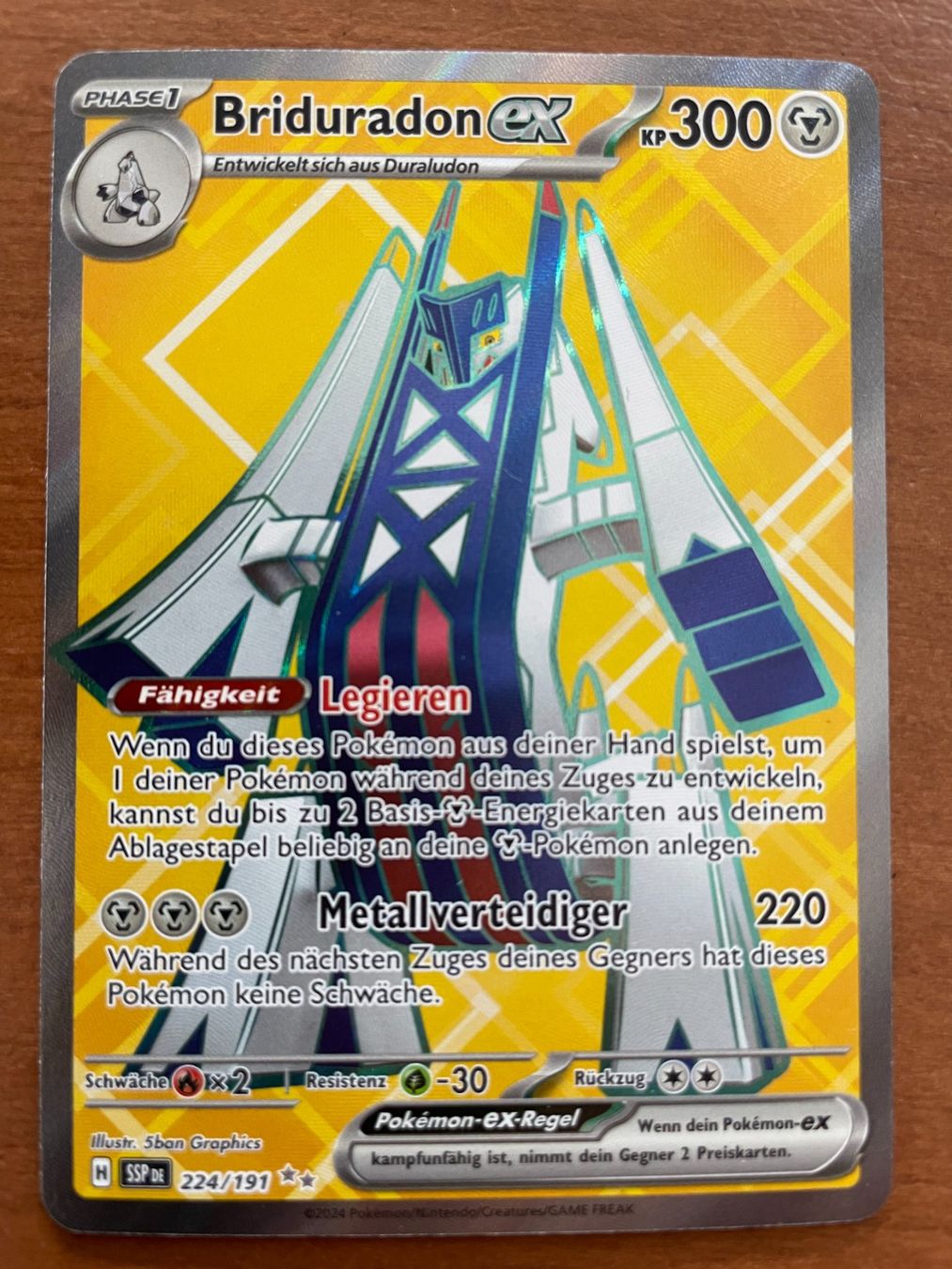 Pokémon Carte collezionabili: Pokemon Briduradon eX (Versand gratis) – Nuovo (secondo la descrizione) da Chur venduto da Angerson