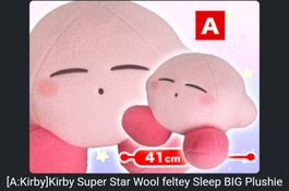 LAST PRICE! Kirby Sleeping Big Doll SK Japan