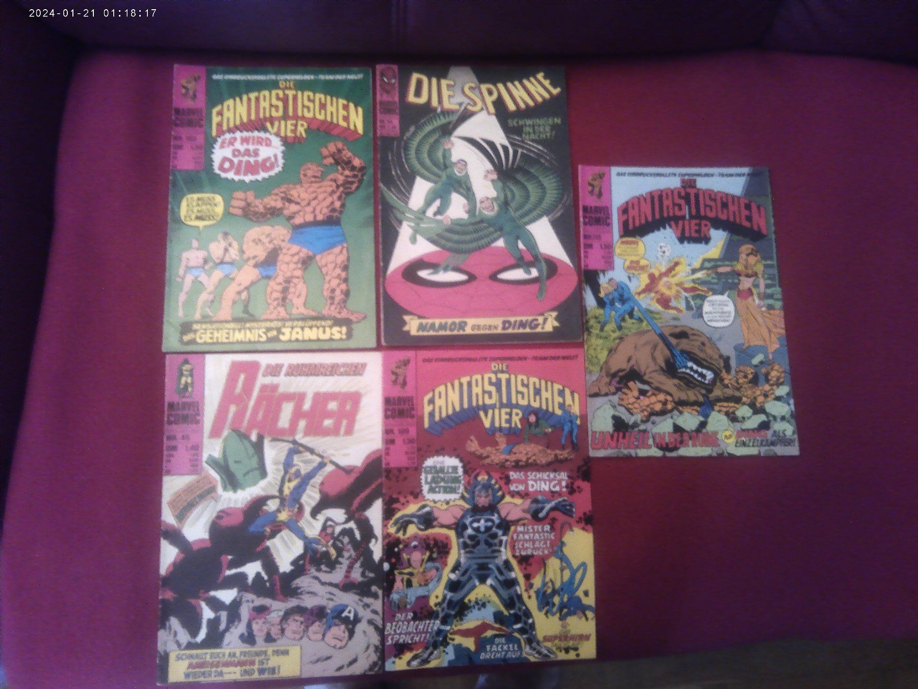 Fumetti: COMIC  WILLIAMS: Die Spinne, Rächer, Fantastic Vier! – Usato da Volketswil venduto da nemo2000