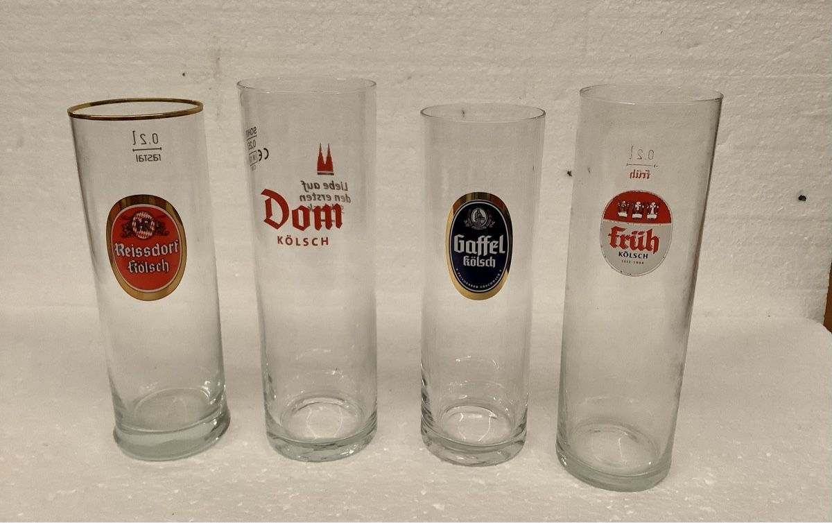 Bicchieri: KOLSCH BIER GLÄSER – Usato da Arcegno venduto da Denni