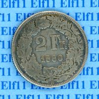 CHF___2.00 1860 s 2 Franken