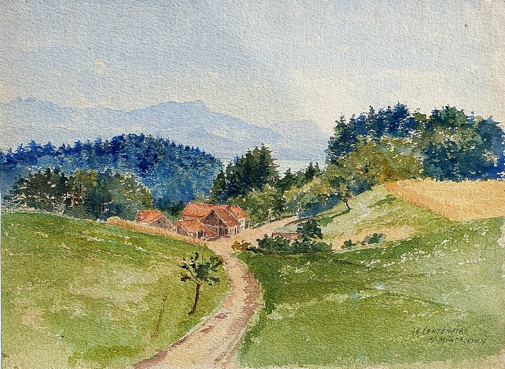 Gemälde: Eugène Jacot-Guillarmod / Montblesson – Gebraucht aus Servion von meno999 1