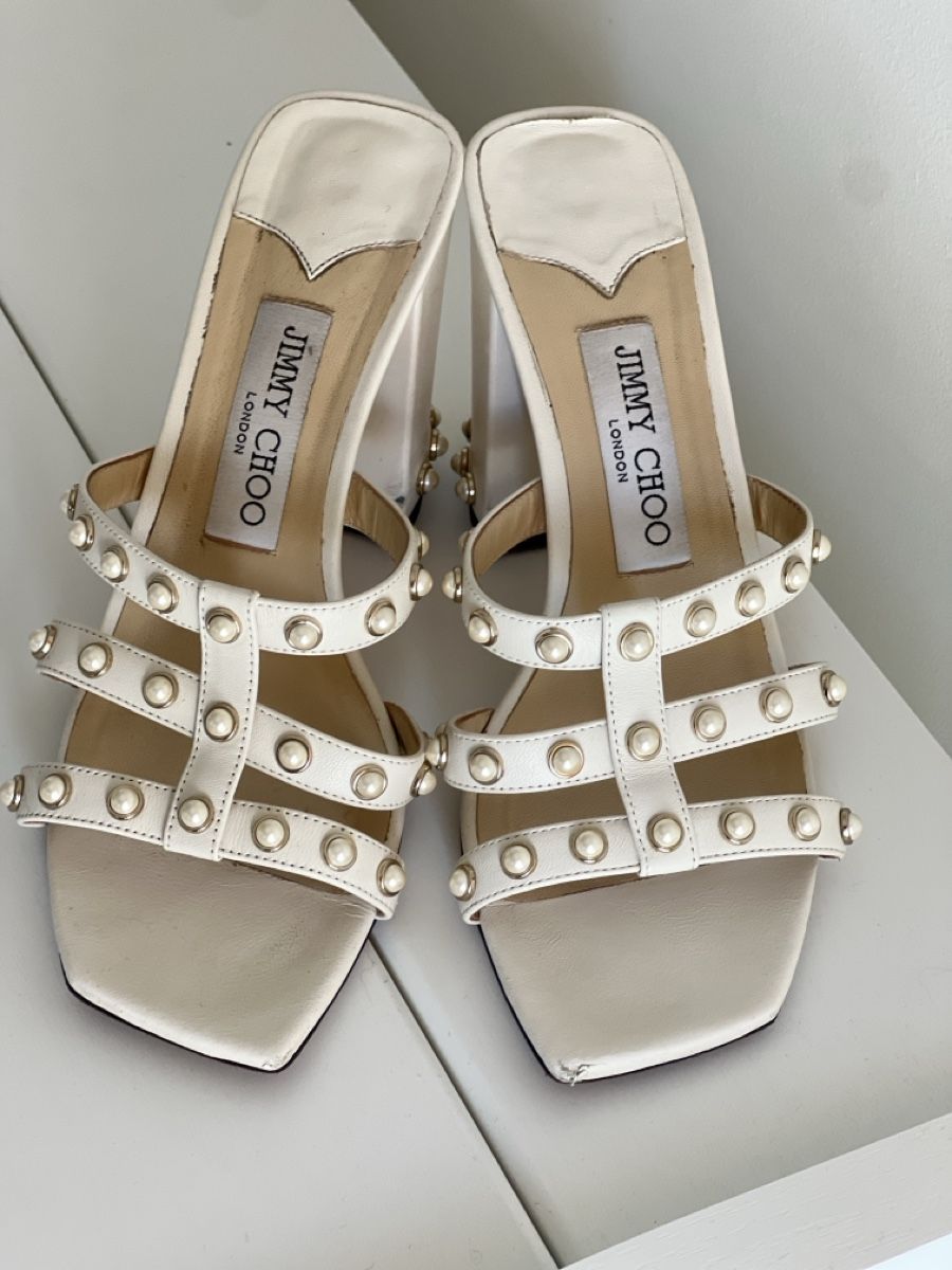 Jimmy Choo Damenschuhe: Jimmy Choo Mules size 37 – Neu (gemäss Beschreibung) aus Cadro von Victoria88