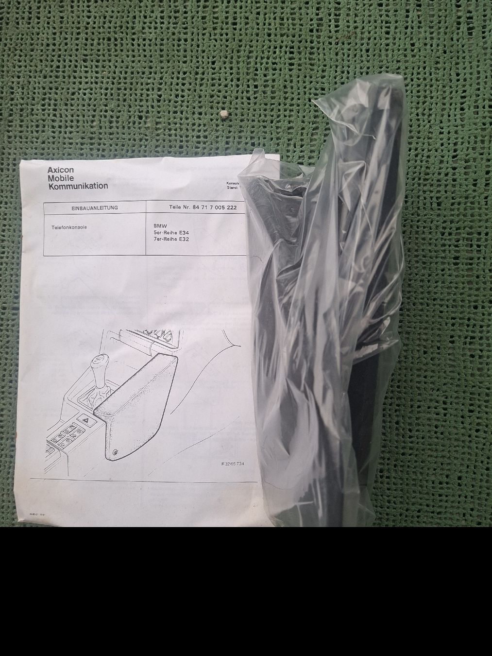 BMW Sonstiges Fahrzeugzubehör: BMW Telefonkonsole 5er E34 7er E32 neu – Neu und originalverpackt aus Aadorf von classicpower02 4