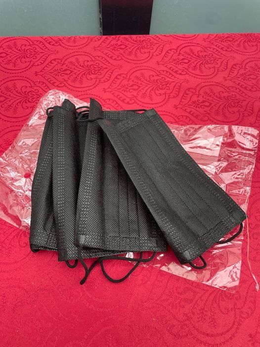 Maschere: Neu 5 schwarz Masken – Nuovo e nell'imballaggio originale da Bergdietikon venduto da antovale