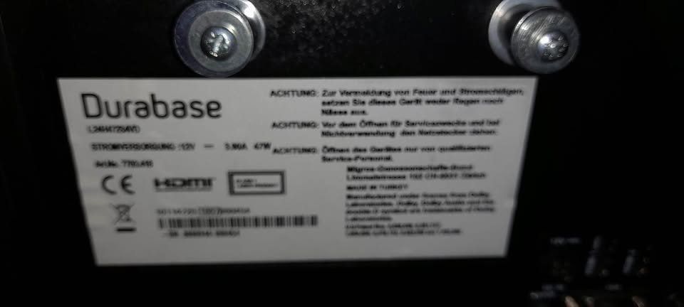 Durabase Appareils TV: Durabase TV Gerät - wie neu – Neuf (Voir description) à Rudolfstetten par Stellina1975 2