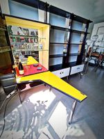 Vintage Regal mit Barschrank, Ico Parisi, Italien, 1950er