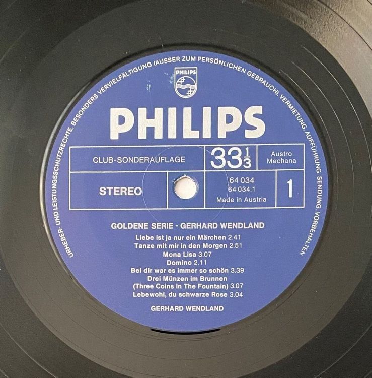 Dischi in vinile: Gerhard Wendland, Goldene Serie – Usato da Flums venduto da Empe1 2