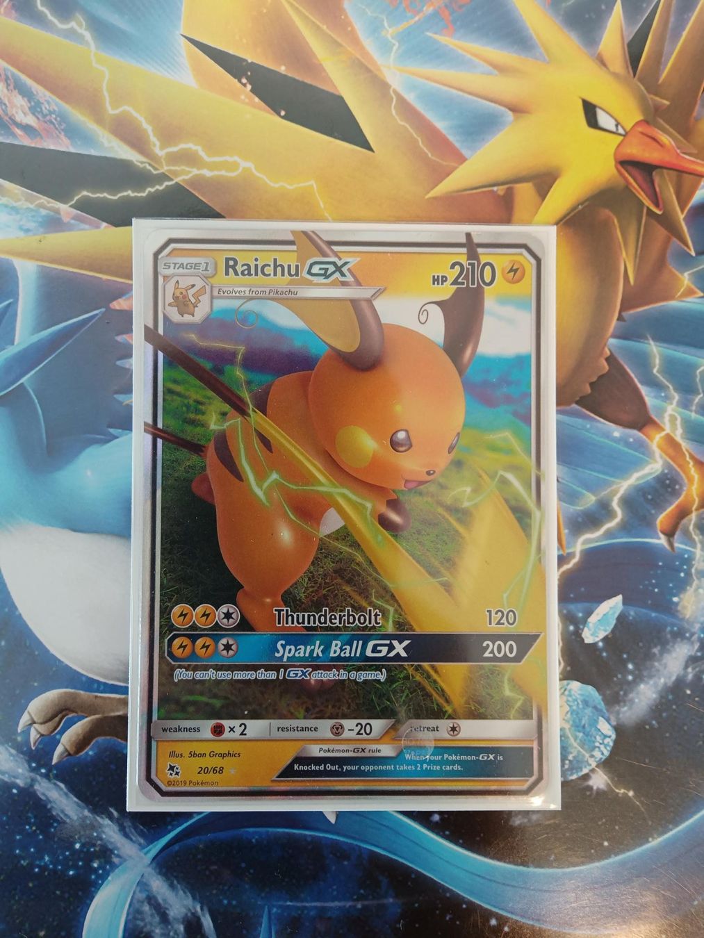 Pokémon Carte collezionabili: Raichu GX – Usato da Altstätten SG venduto da GGsGameshop