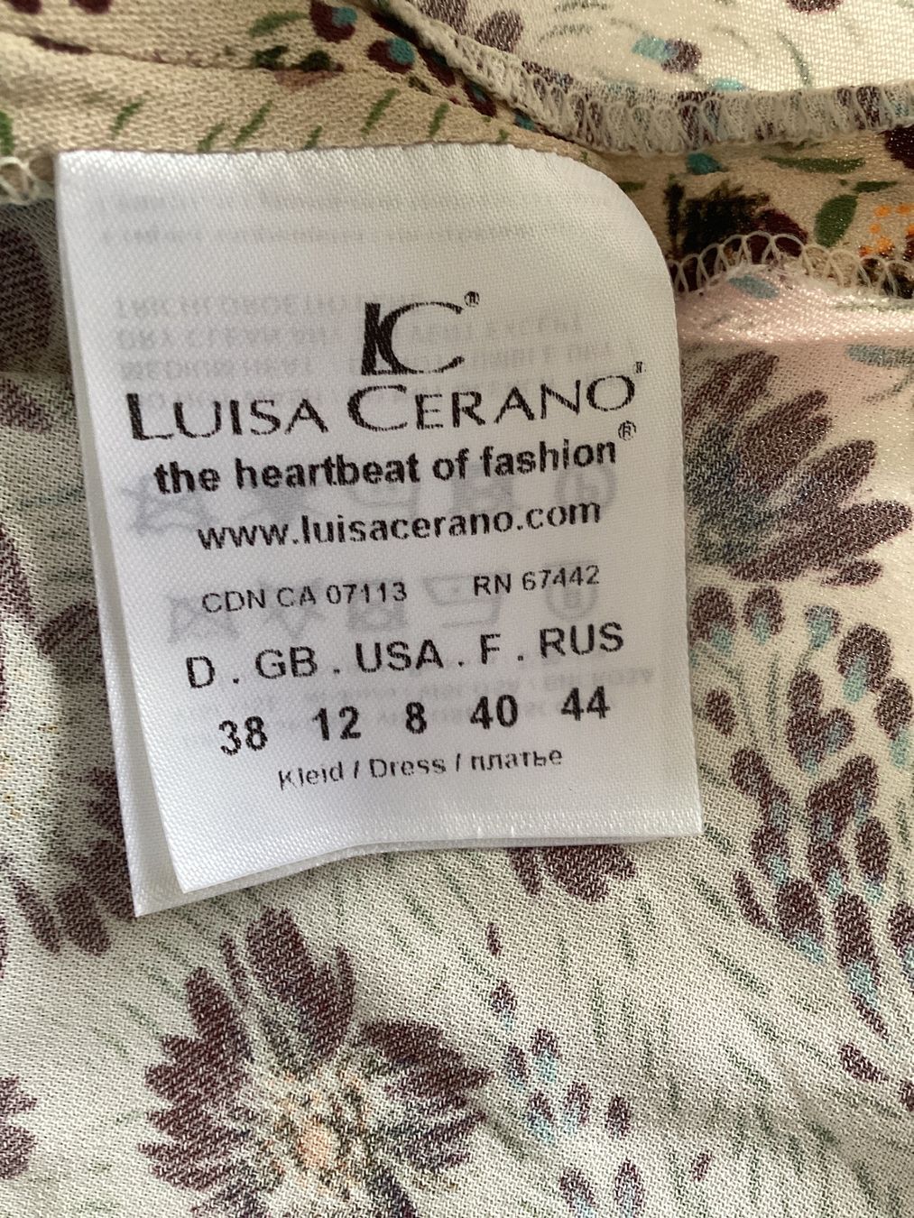 Luisa Cerano Vestiti: Luisa Cerano, Damenkleid, Gr. 38 – Usato da Salenstein venduto da Esprit57 5