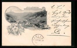 AK Fischenthal, Panorama, 1900