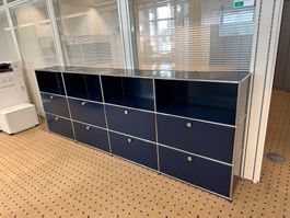 USM Sideboard Stahlblau 4x3 Lieferung&Umbau möglich