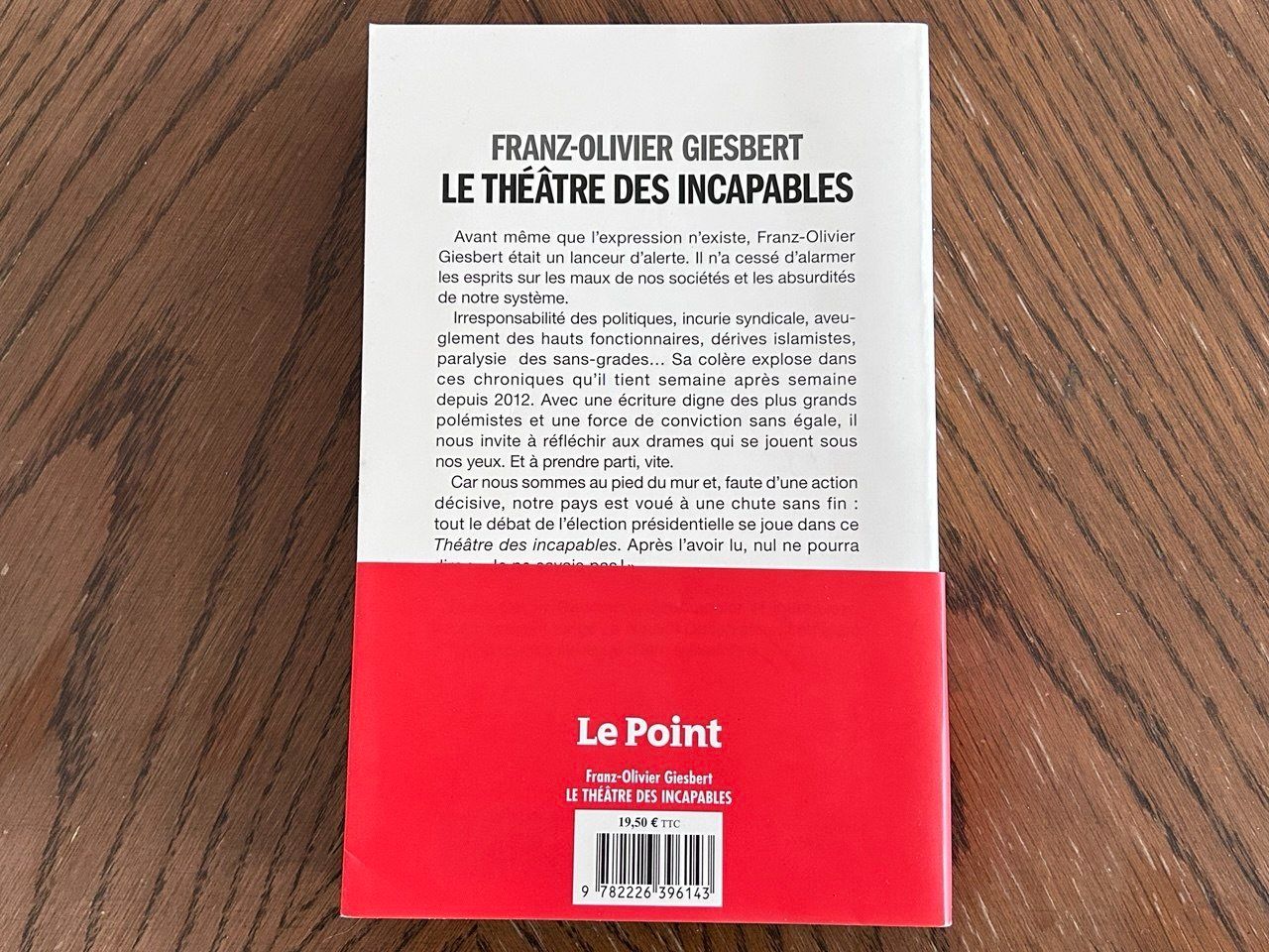 Libri: Libro Le Théâtre des incapables – Usato da Giubiasco venduto da LorisVale 1