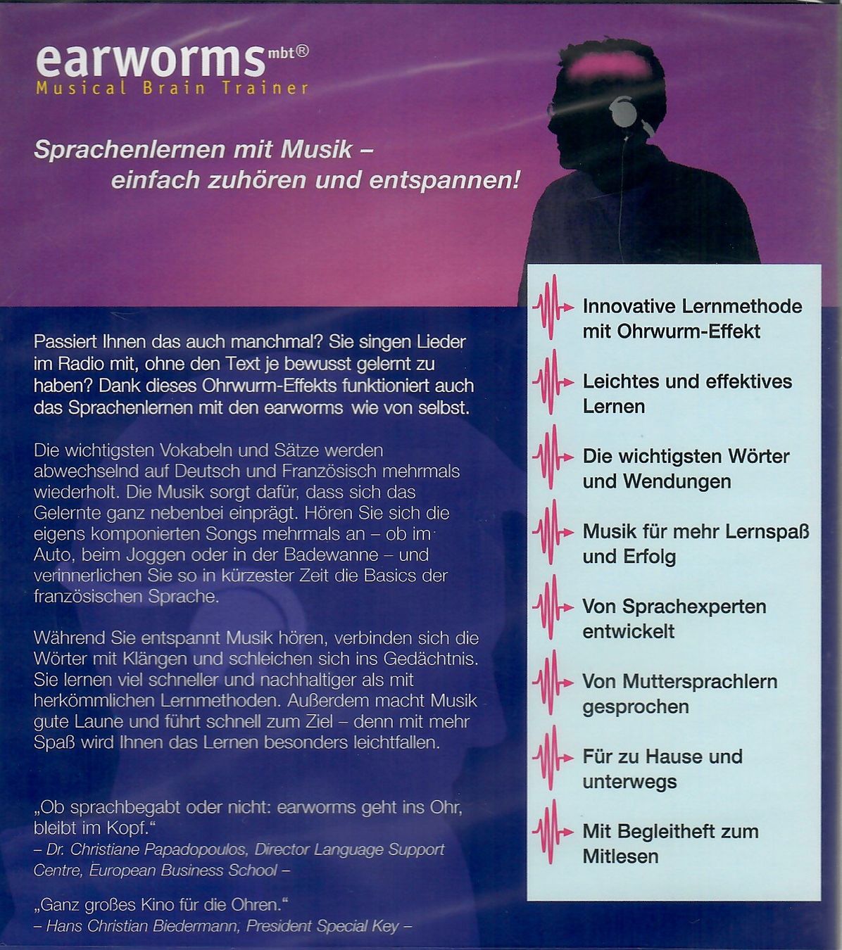 Libri: earworms Französisch Basics - Audio-CD mit Begleitheft – Nuovo e nell'imballaggio originale da Mauren venduto da Yeelen 3