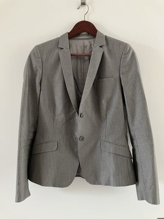 Hosenanzug Damen mit Nadelstreifen