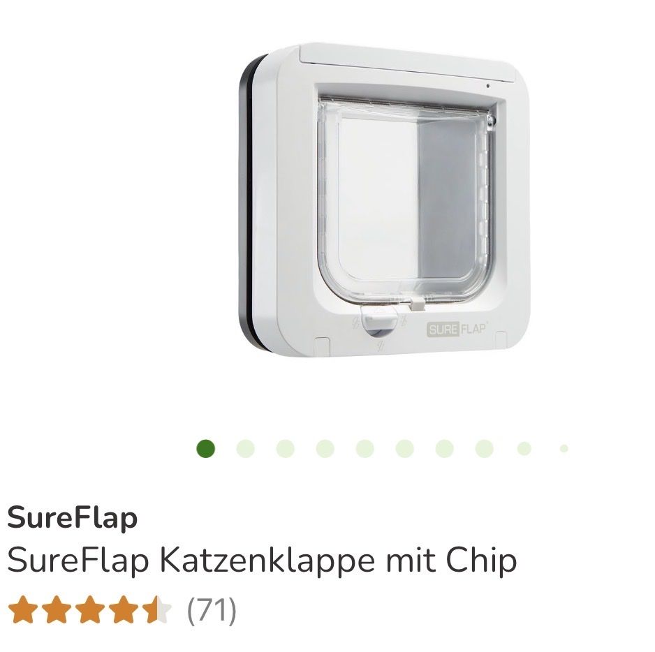 Chatières: SureFlap Katzenklappe mit Chip Leser – D'occasion à Otelfingen par Stme77